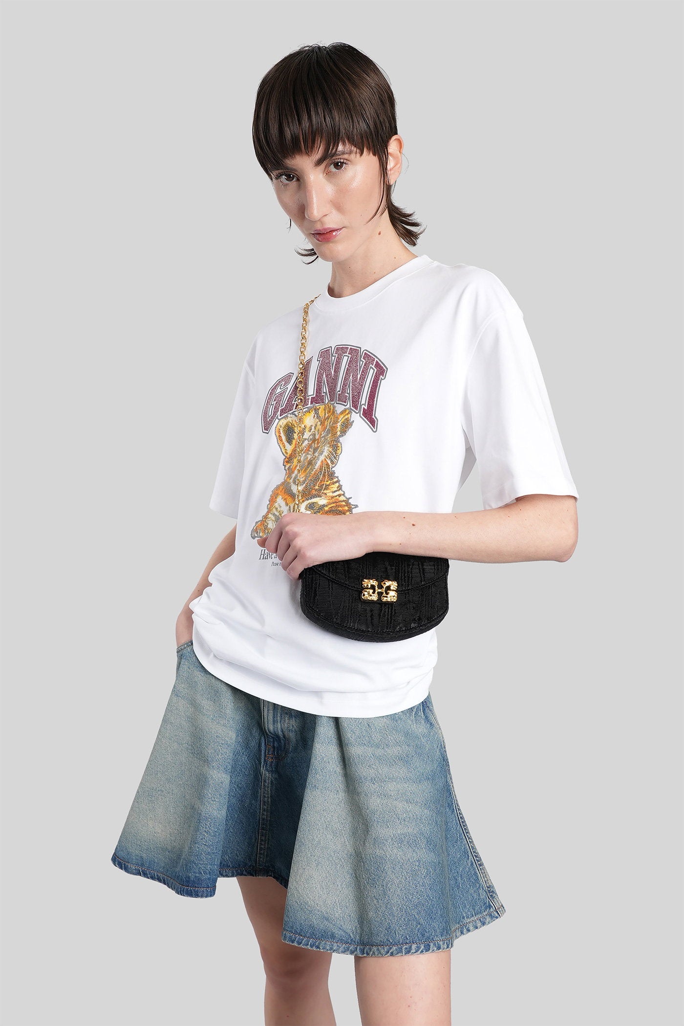 T-Shirt White Cotton Abbigliamento