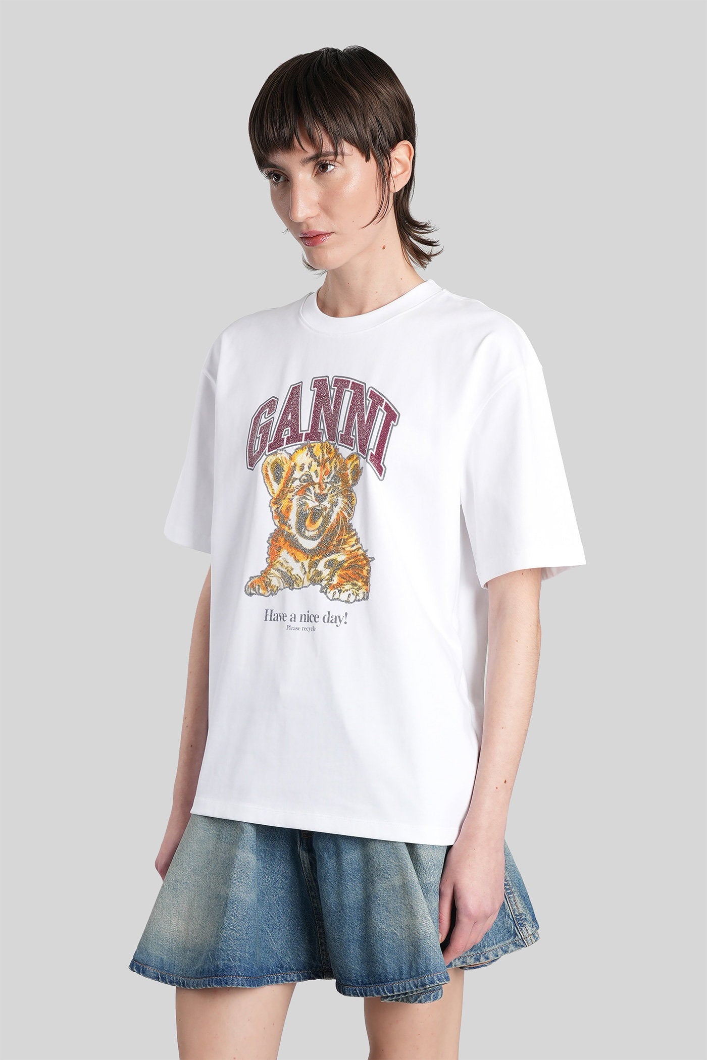 T-Shirt White Cotton Abbigliamento
