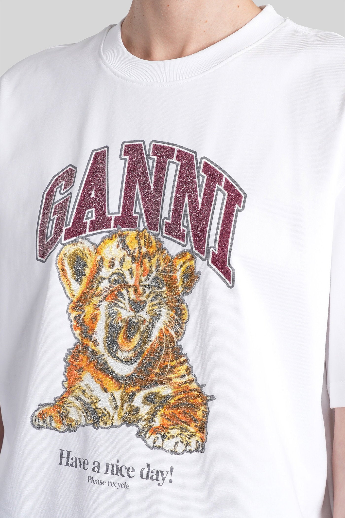 T-Shirt White Cotton Abbigliamento