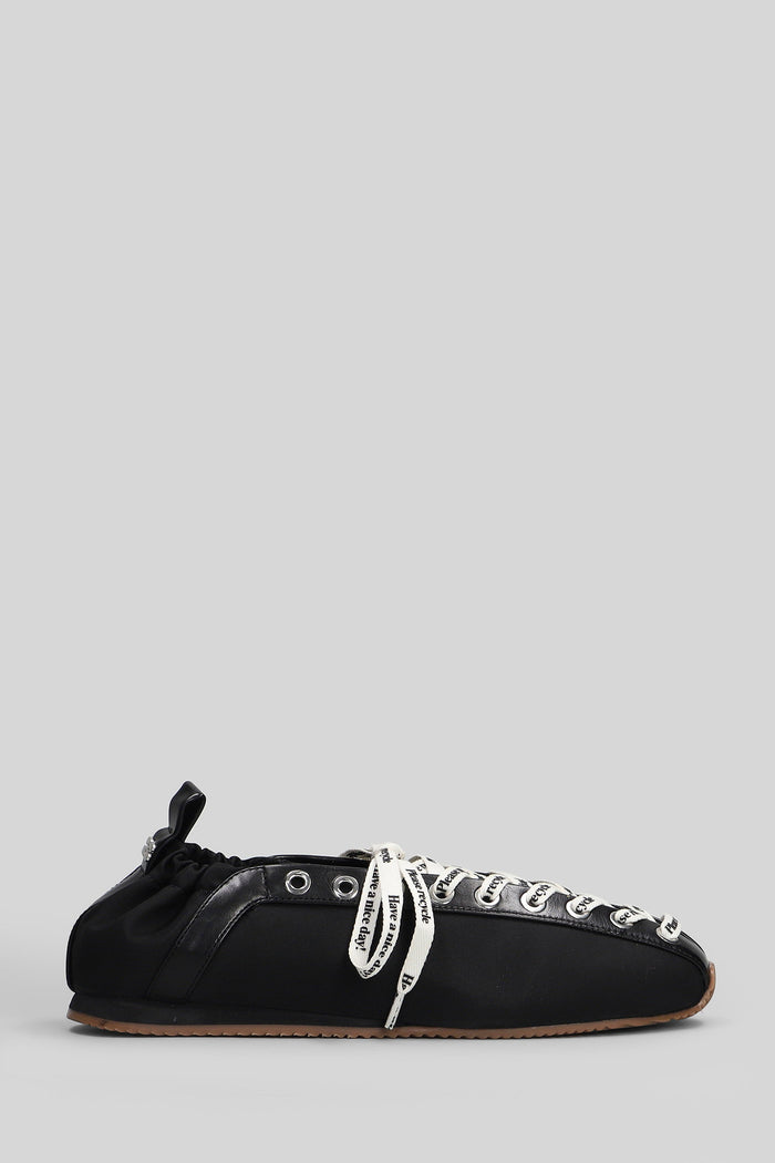 Ballet flats in black polyamide Scarpe