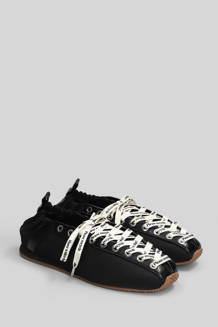 Ballet flats in black polyamide Scarpe
