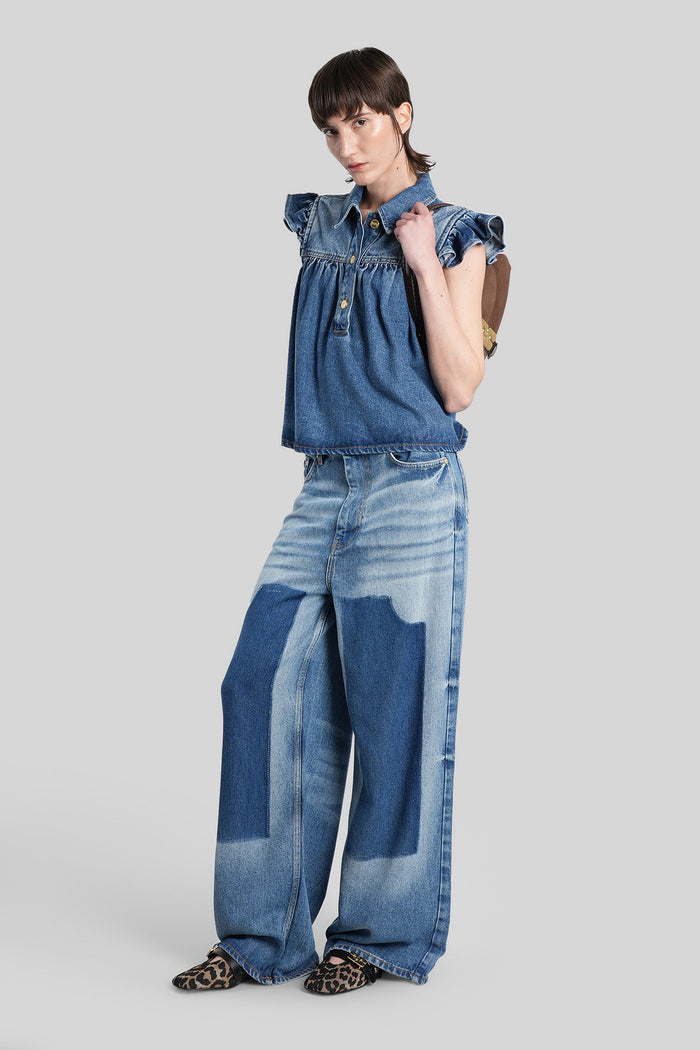 Jeans Blue Cotton Abbigliamento
