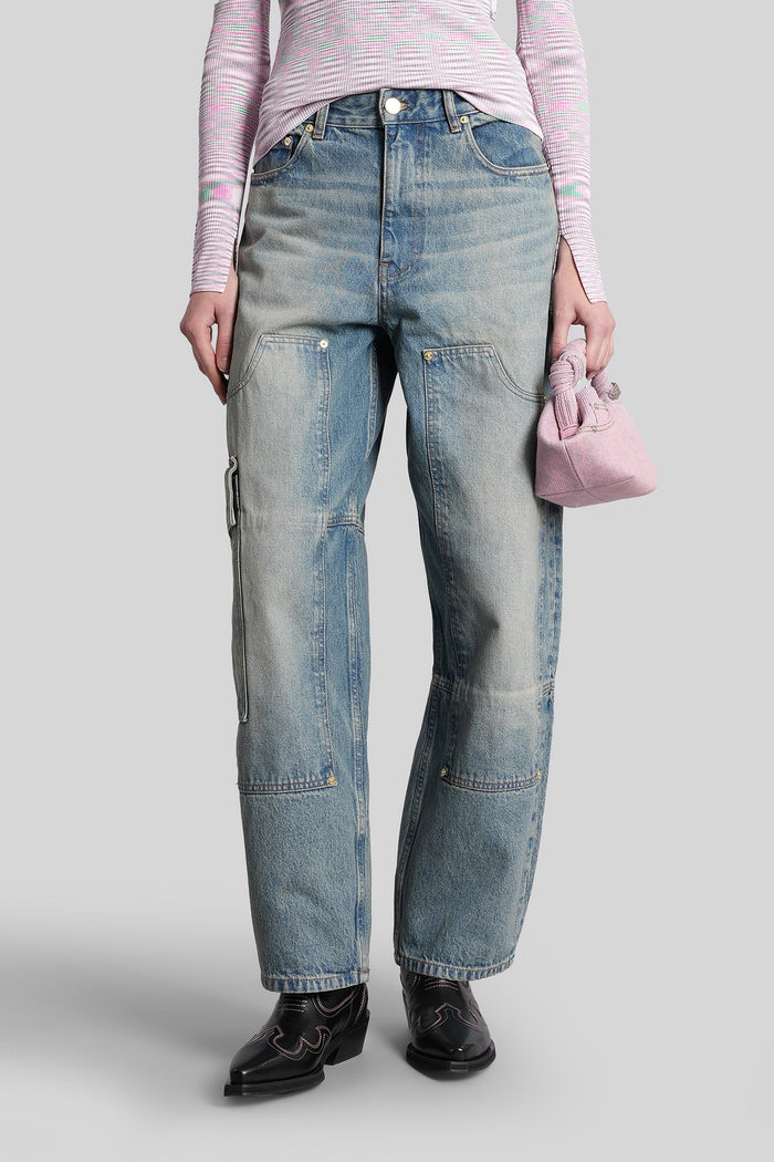 Audri Jeans in blue cotton Abbigliamento