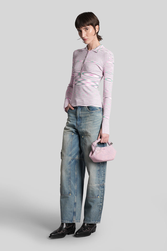 Audri Jeans in blue cotton Abbigliamento