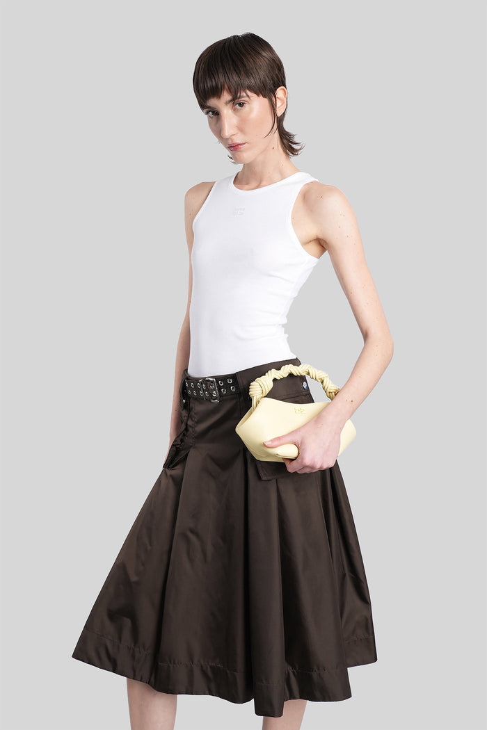Tank Top White Cotton Abbigliamento