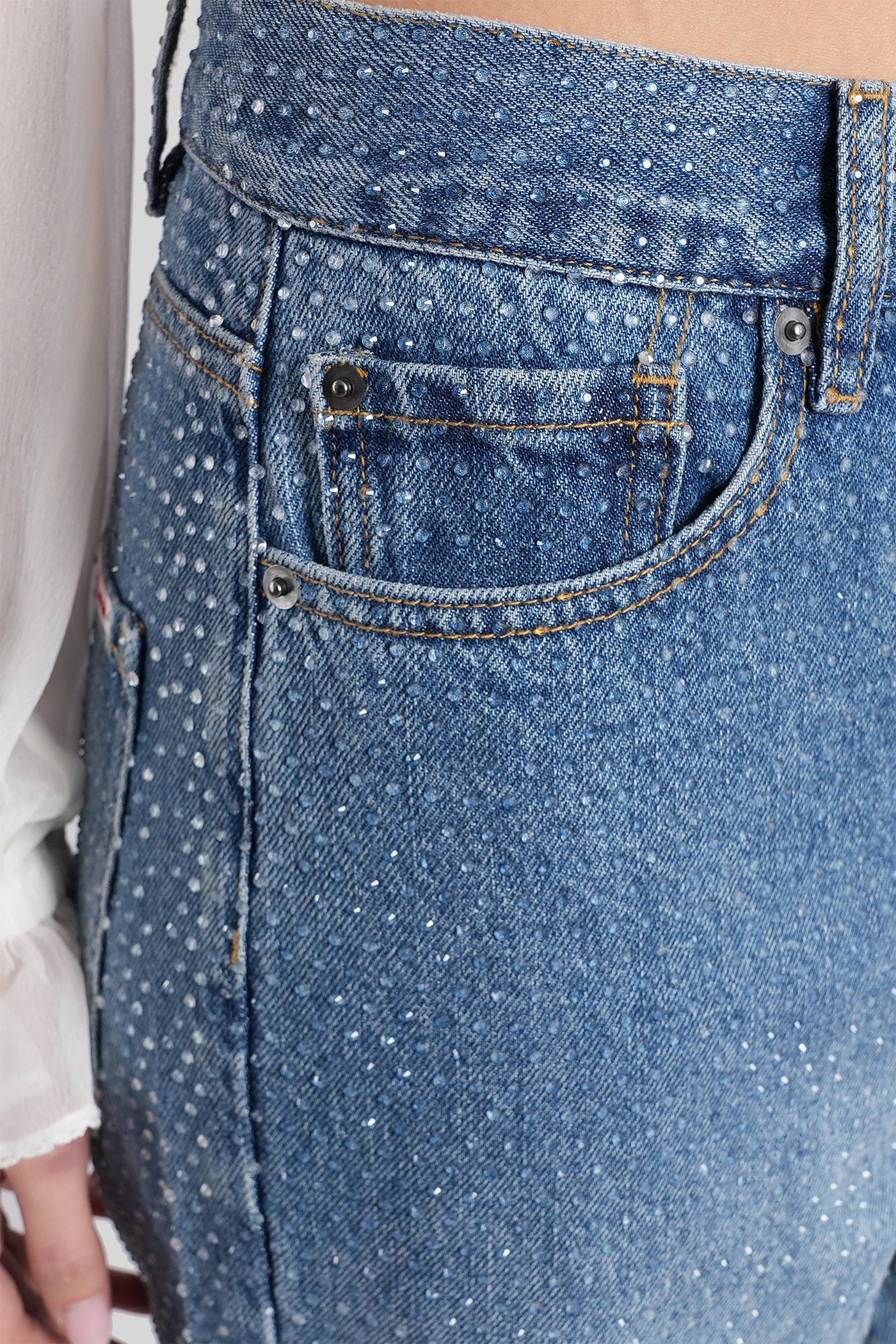 Jeans In Blue Cotton Abbigliamento