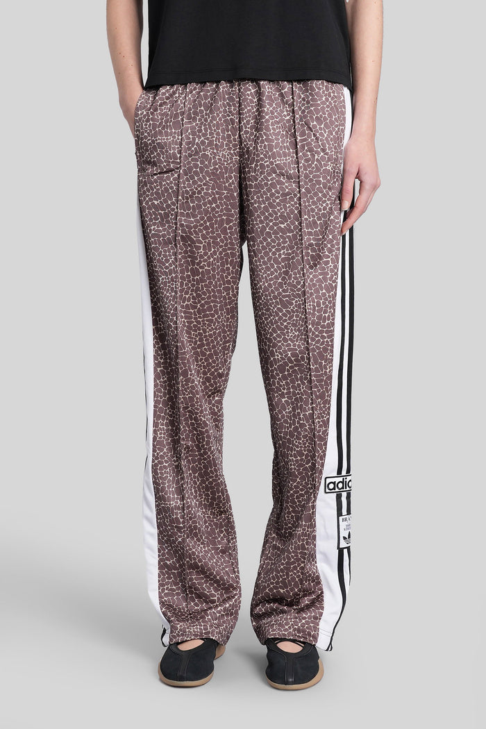 Aop Adibreaker Pt Pants in Animalier polyester Abbigliamento