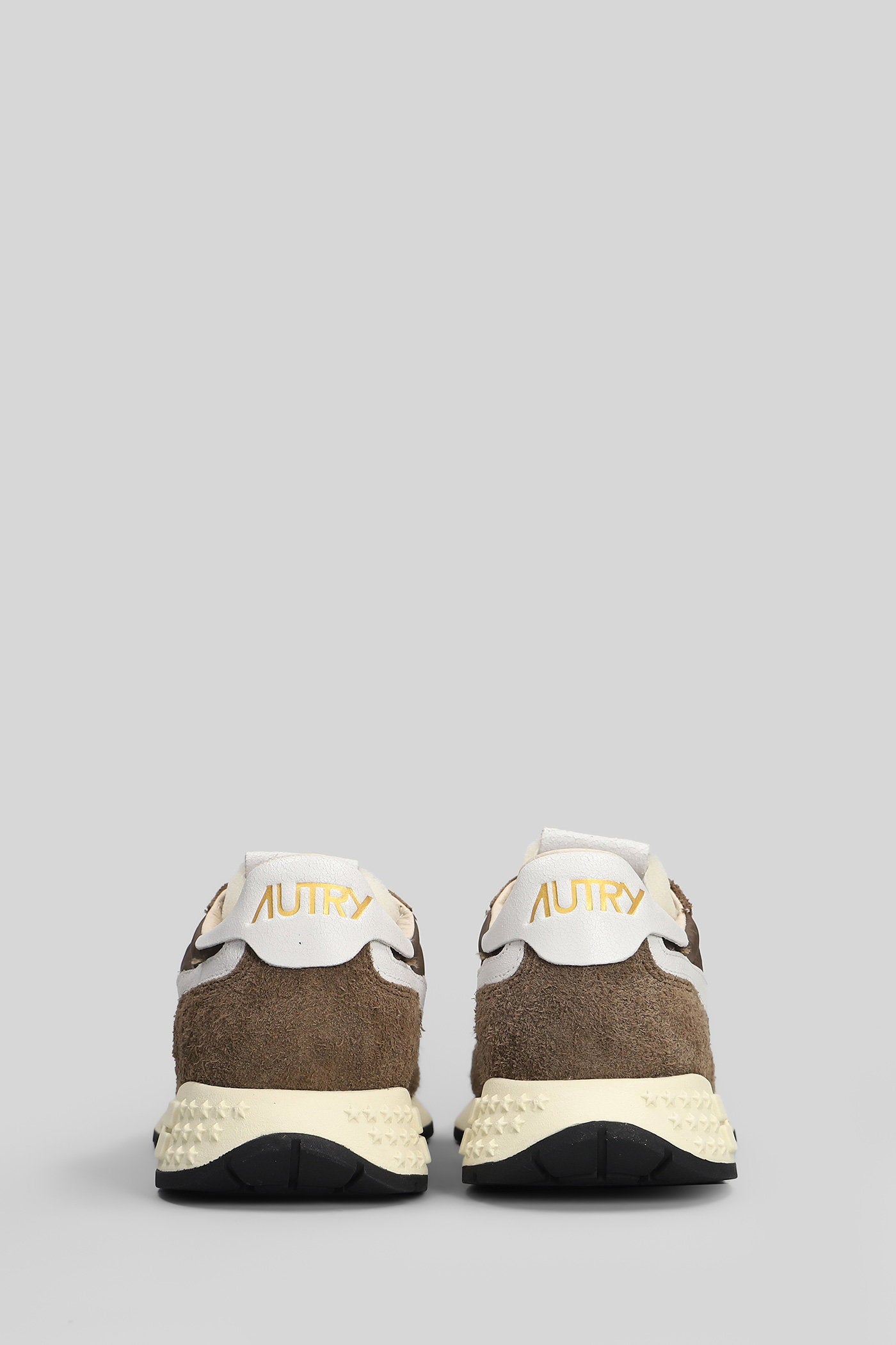 Reelwind Low Sneakers In Brown Suede And Fabric Scarpe