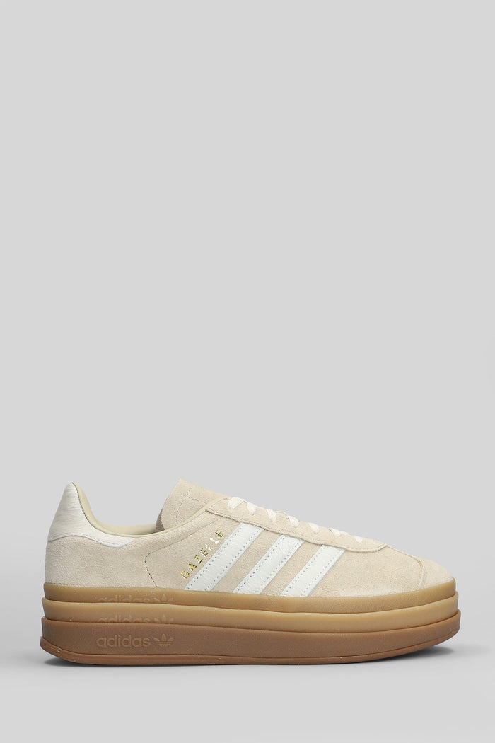 Gazelle Bold Sneakers In Beige Suede Scarpe