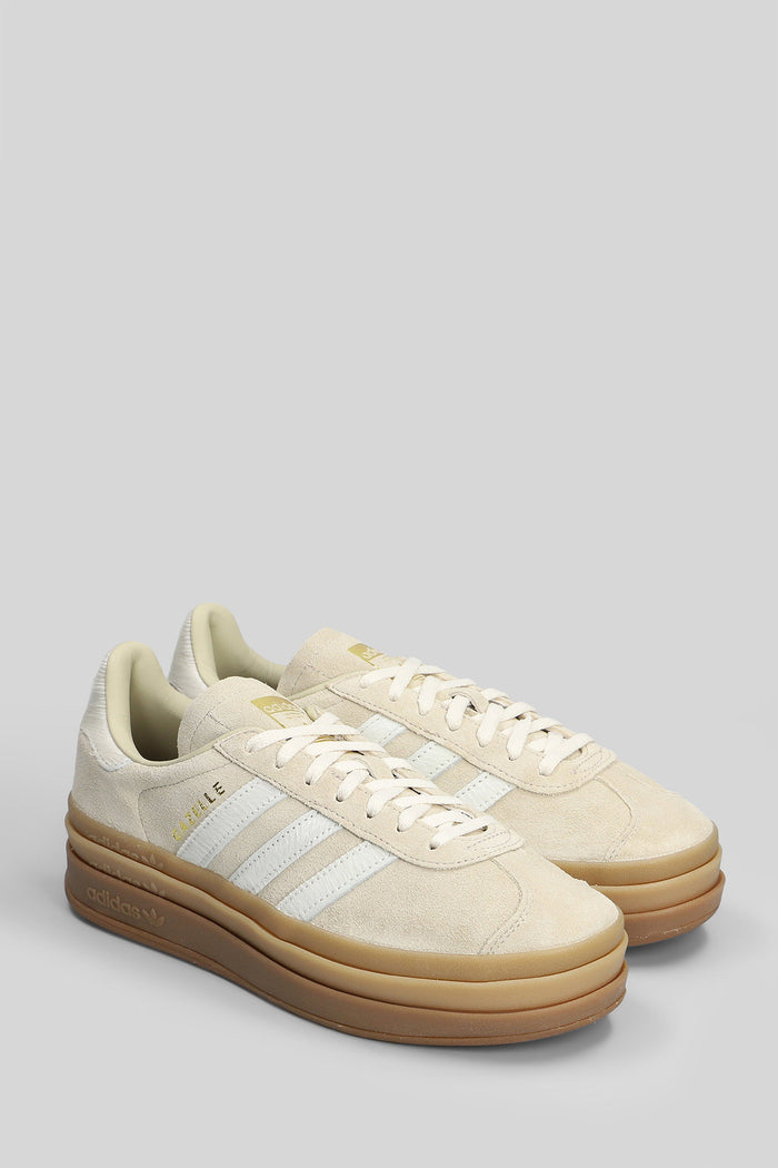 Gazelle Bold Sneakers In Beige Suede Scarpe