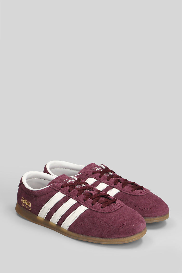Gazelle Lo Pro Sneakers In Bordeaux Suede Scarpe