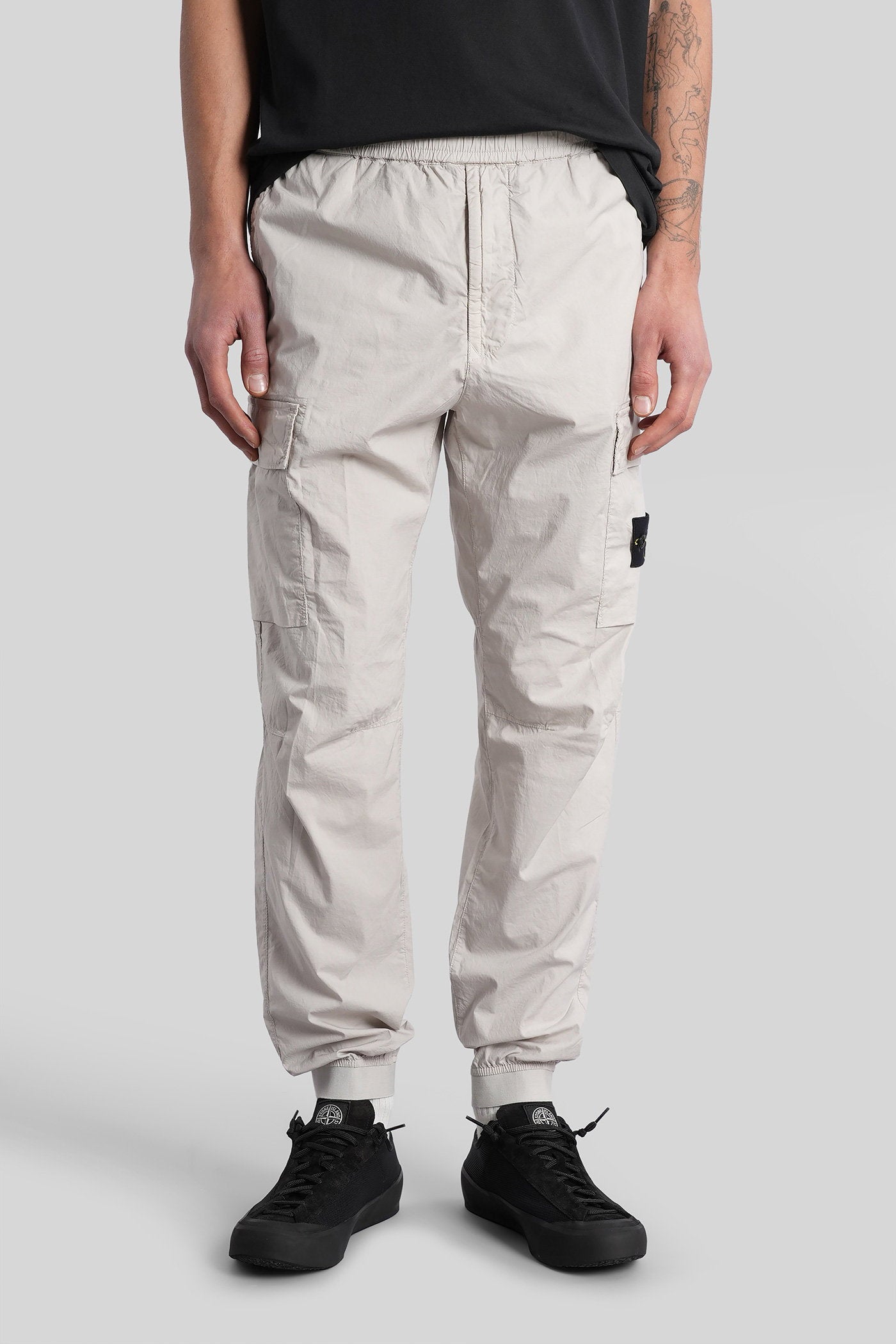 Pants in grey cotton Abbigliamento
