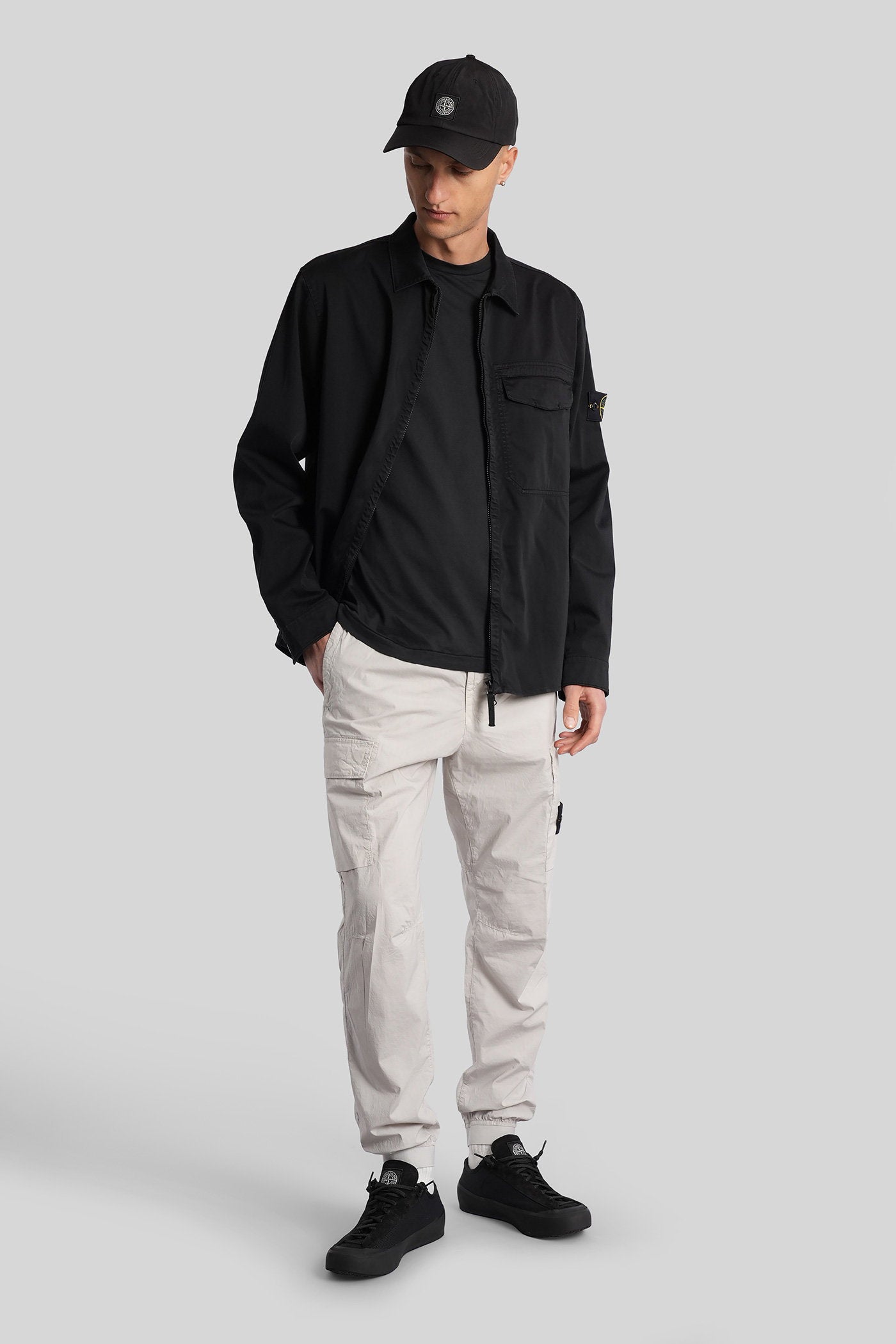 Pants in grey cotton Abbigliamento