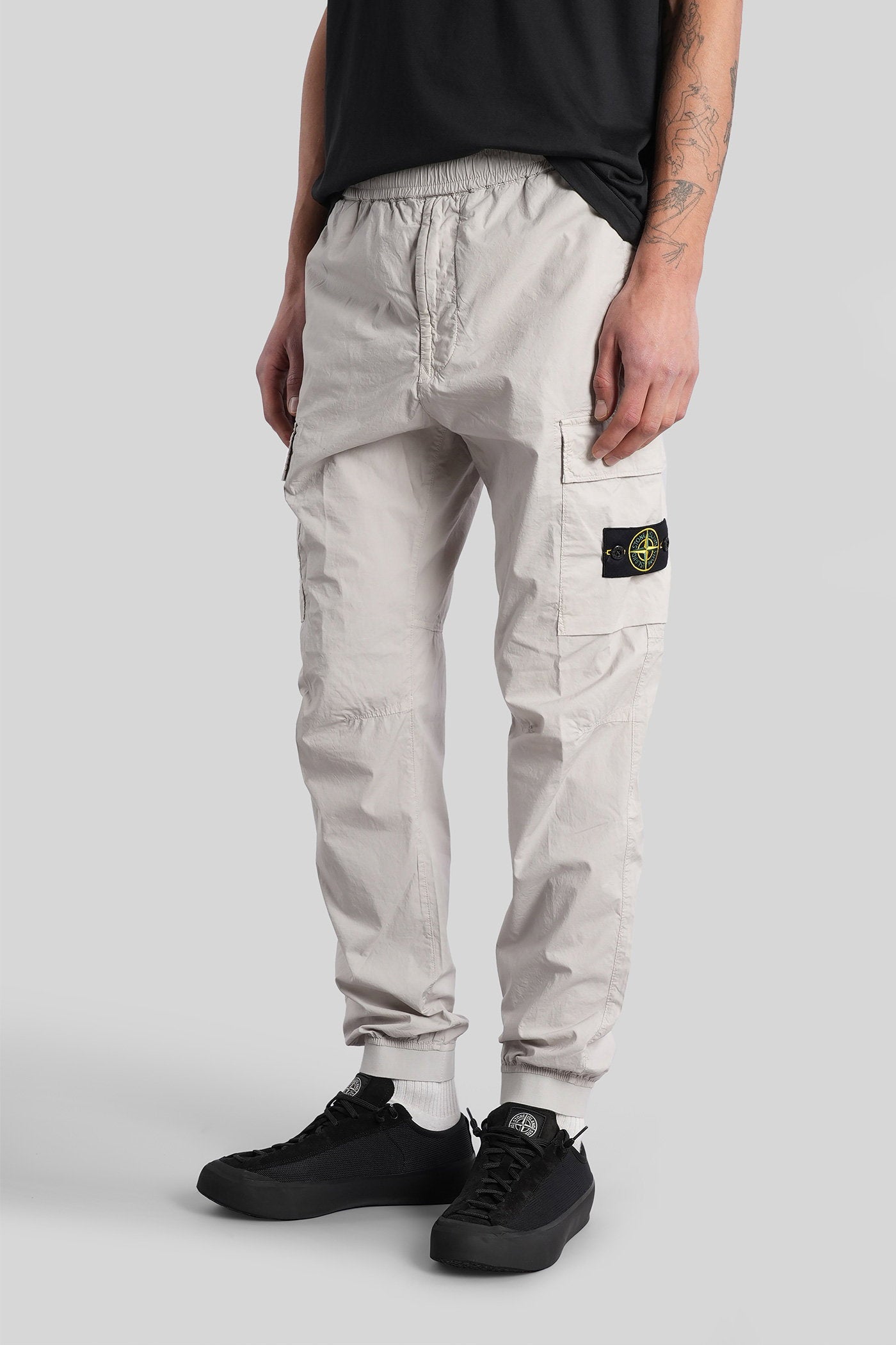 Pants in grey cotton Abbigliamento