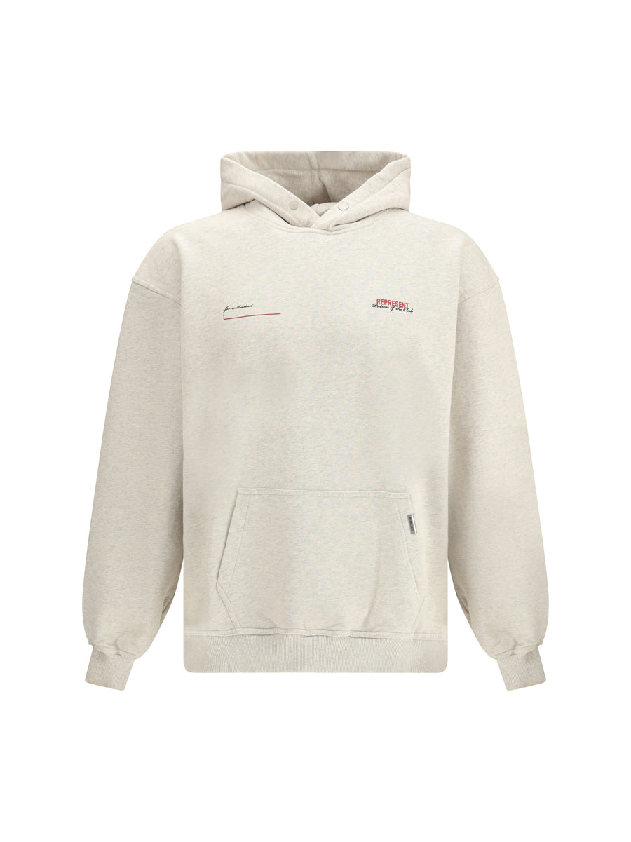 Represent 100% Cotton hoodie in beige