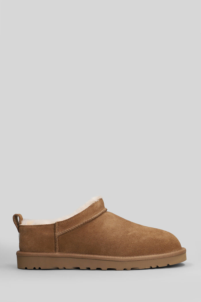 Classic Micro Slipper-Mule in leather color suede Scarpe