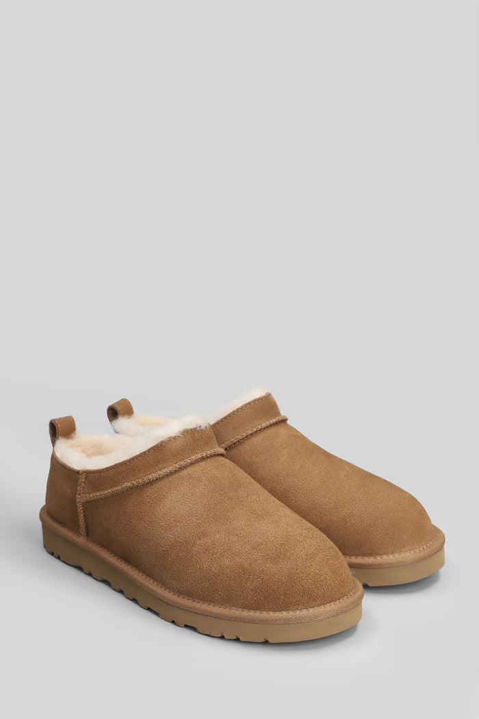 Classic Micro Slipper-Mule in leather color suede Scarpe