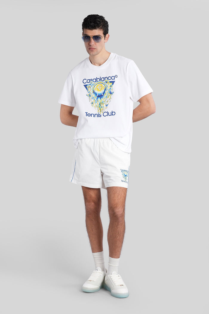 T-Shirt in white cotton Abbigliamento