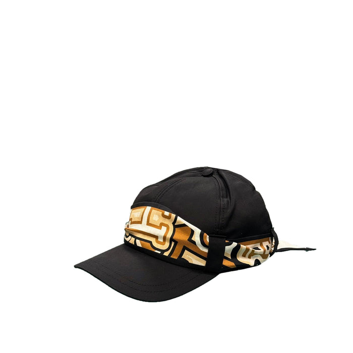 Herno Baseball Cap Black Cotton