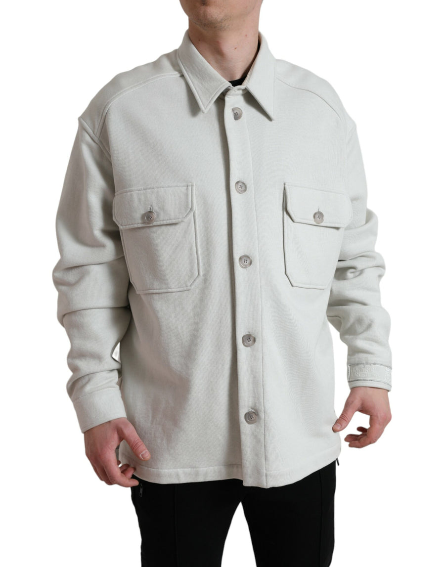 Dolce & Gabbana 100% Cotton overshirt in gray