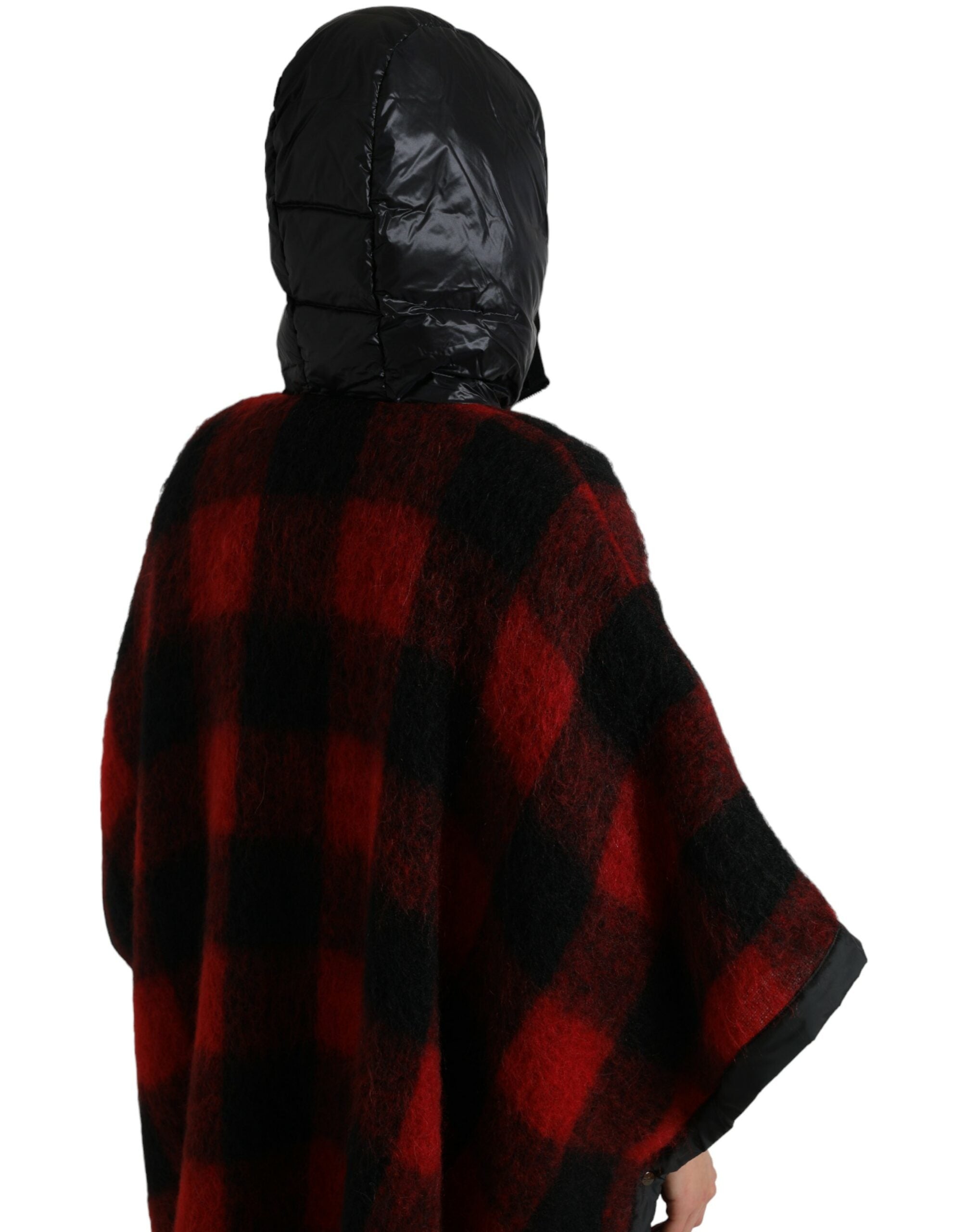 Dolce & Gabbana 30% Polyester Film Fiber cape in red — view 6