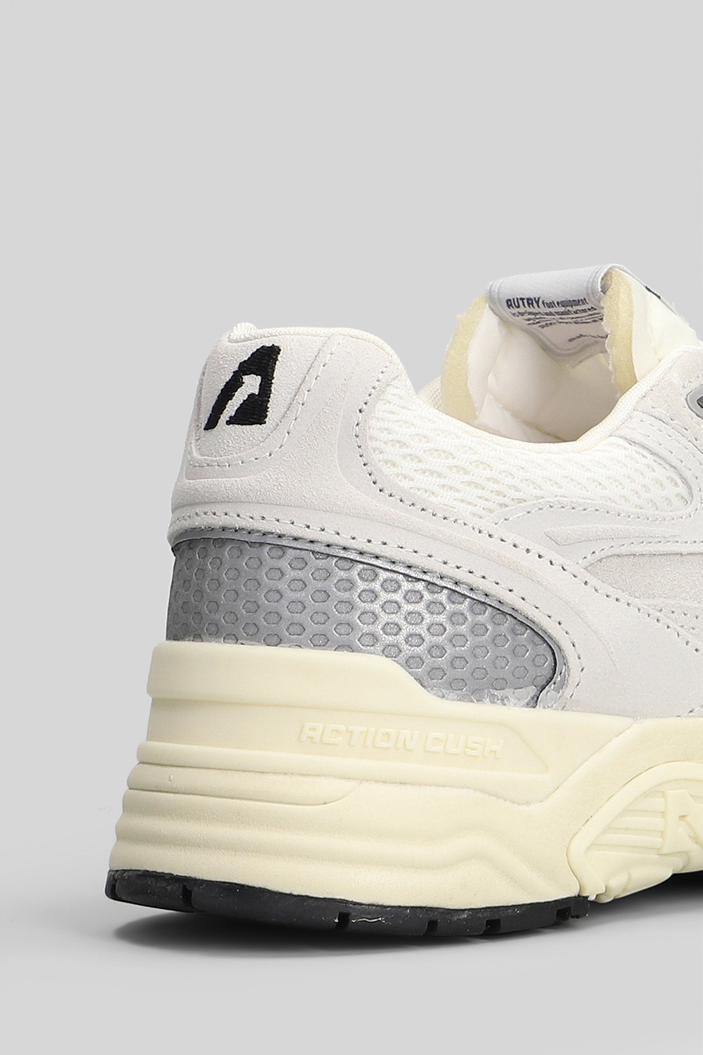 Hyperway Low Sneakers in white Suede and fabric Scarpe