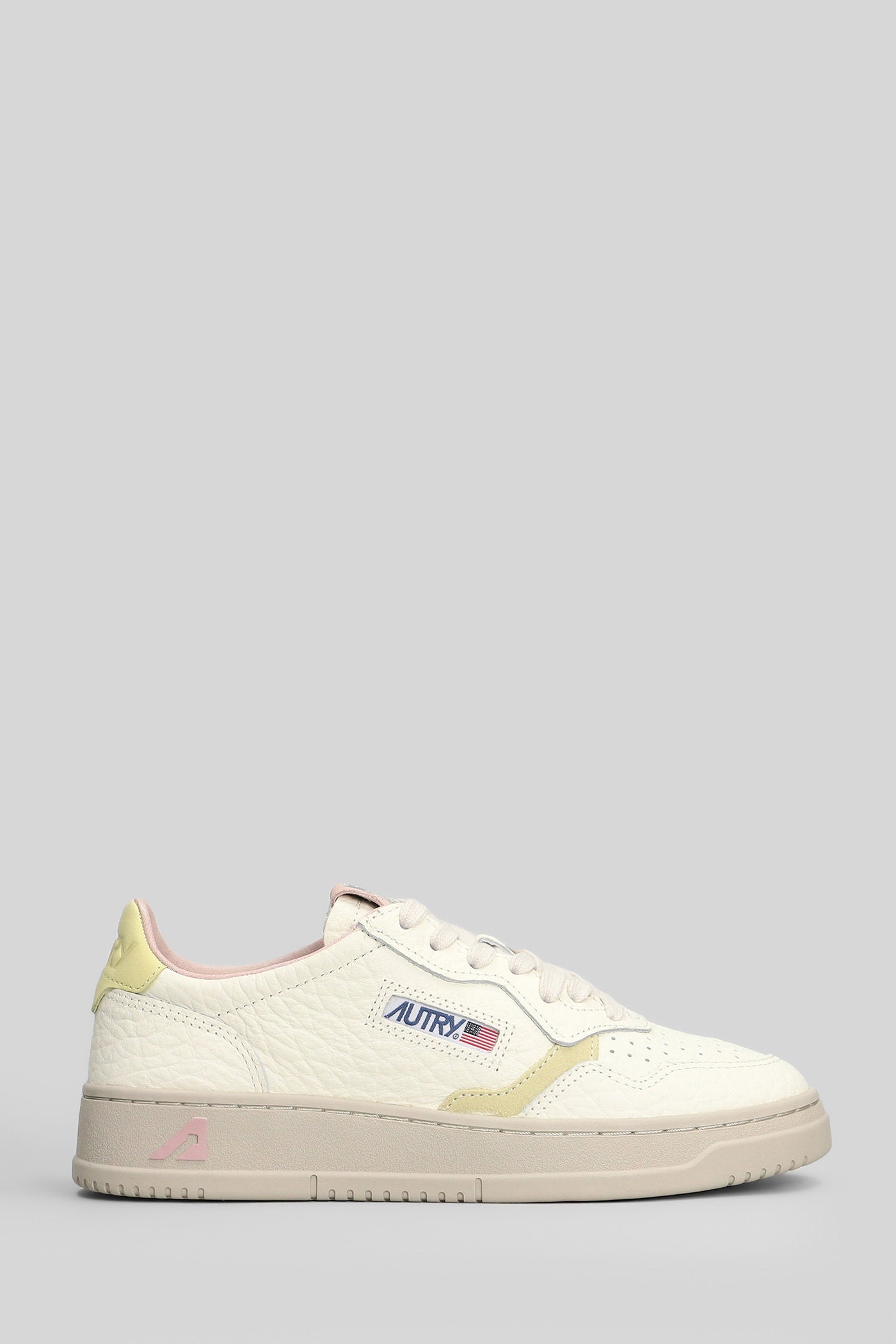Medalist Low Sneakers in white leather Scarpe
