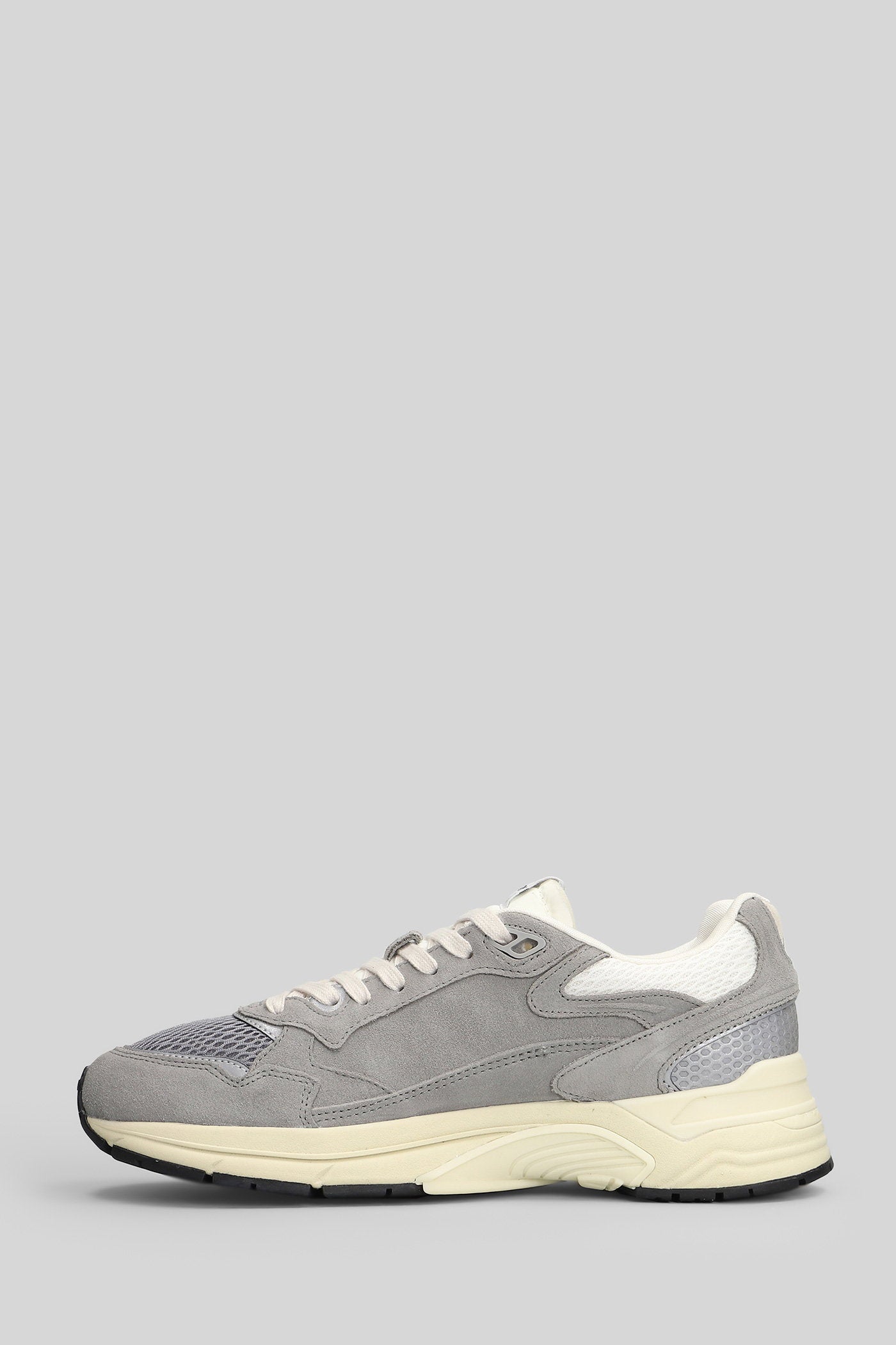 Hyperway Low Sneakers in grey Suede and fabric Scarpe