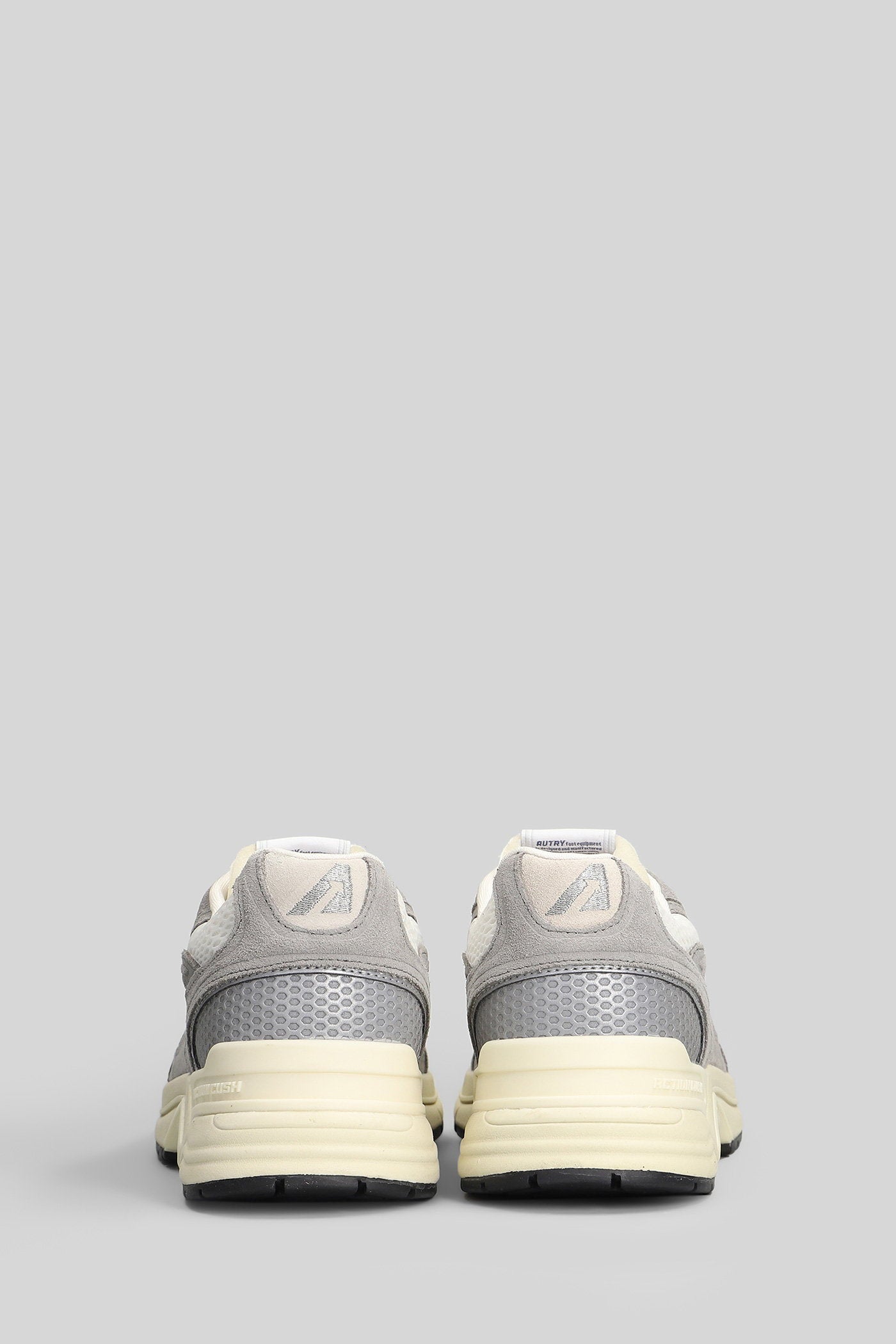 Hyperway Low Sneakers in grey Suede and fabric Scarpe