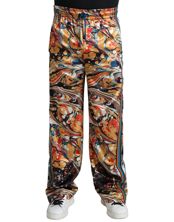 Dolce & Gabbana 95% Polyester joggers in multicolor