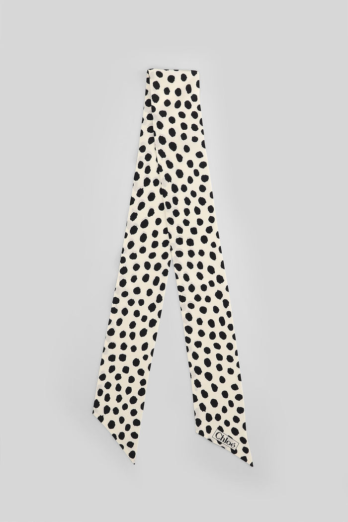 Foulard in beige silk Accessori