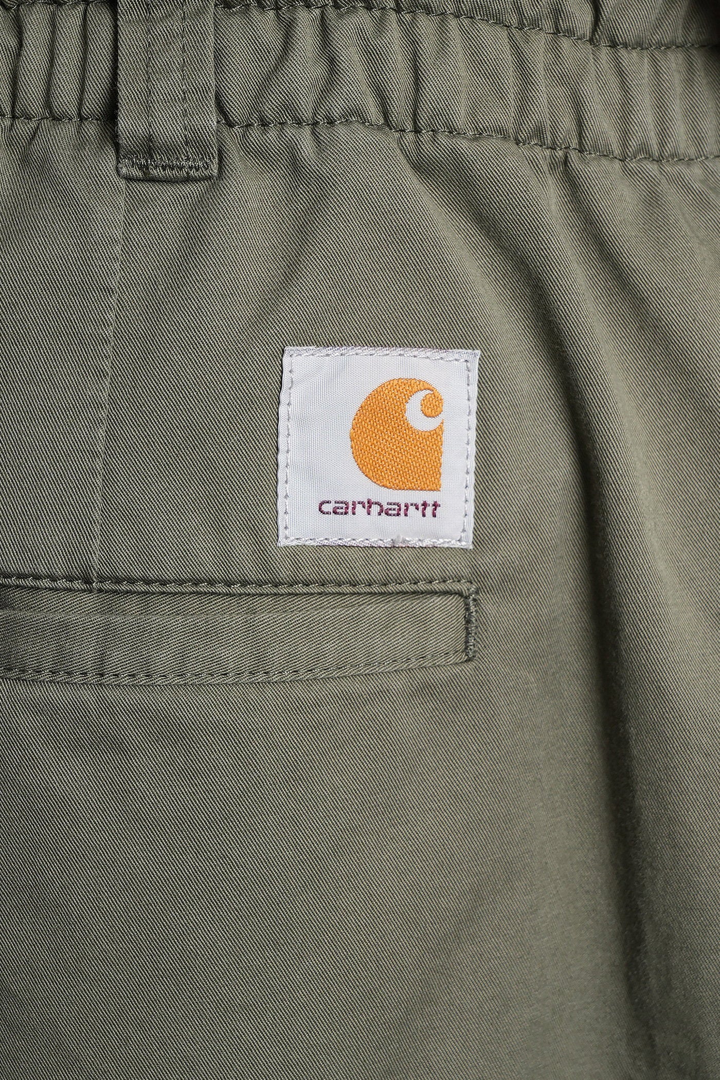 Marv pant in green cotton Abbigliamento