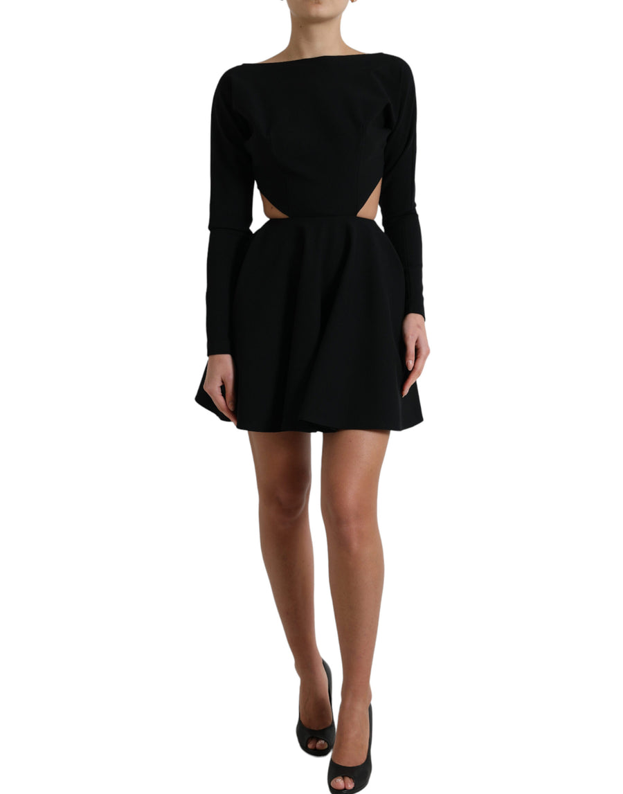 Dolce & Gabbana 75% Viscose dress in black