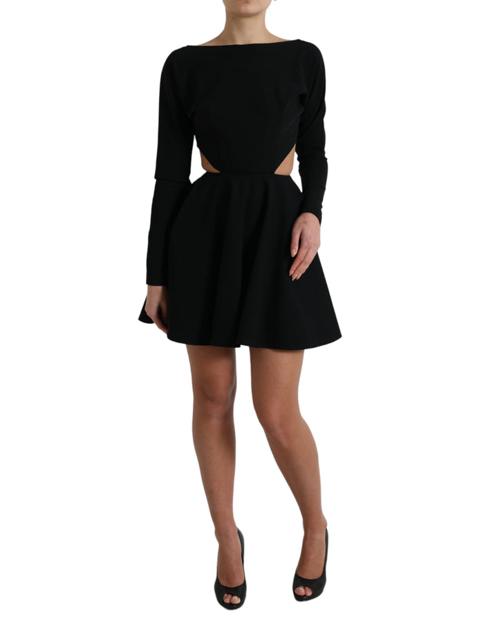 Dolce & Gabbana 75% Viscose dress in black — view 2