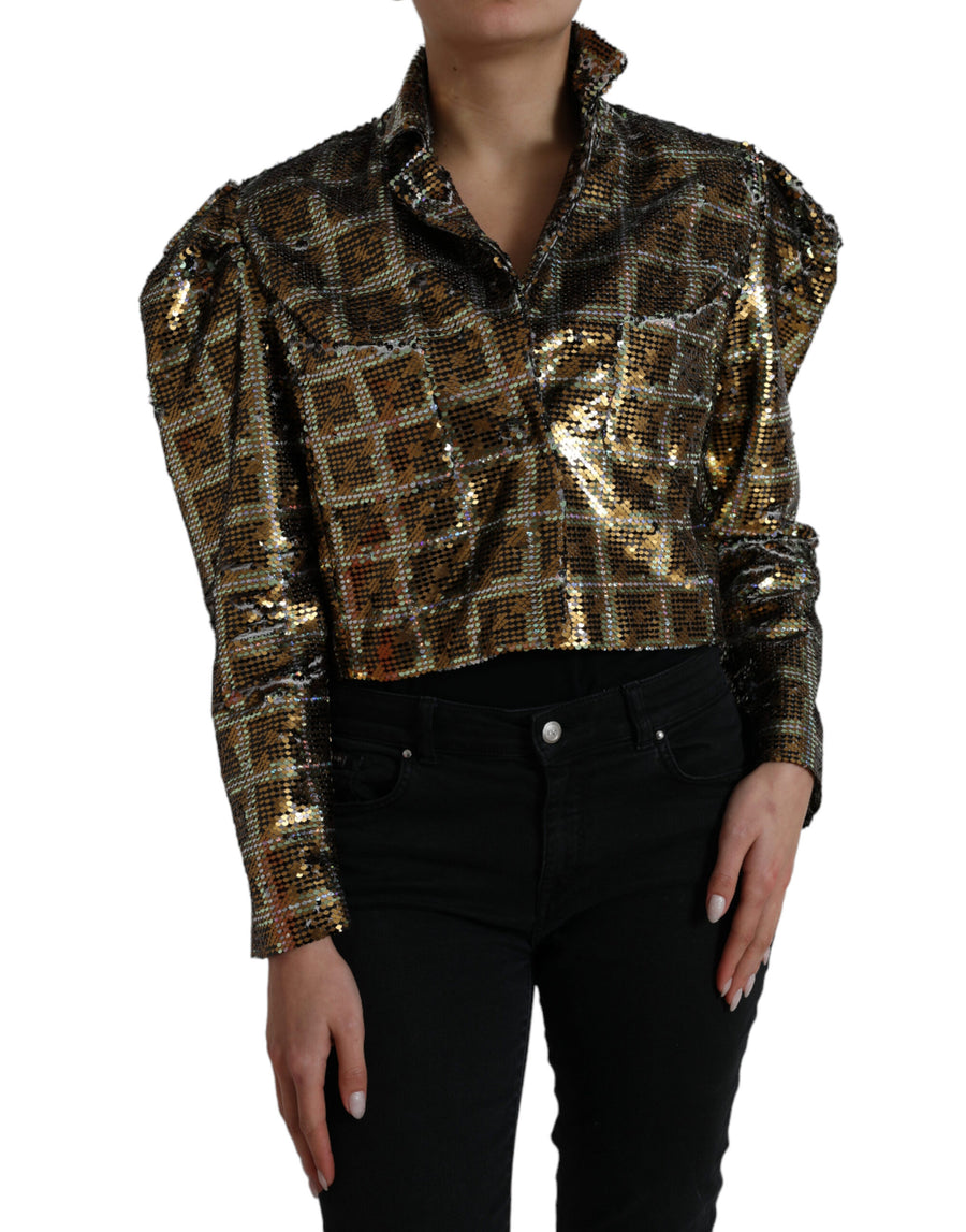 Dolce & Gabbana 100% Polyester jacket in gold