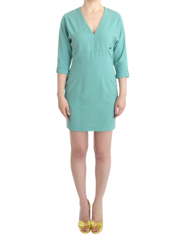 Costume National 100% Polyester dress in green