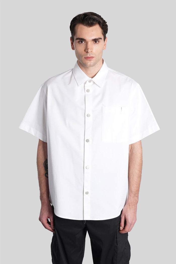 Karl Shirt White Cotton Abbigliamento