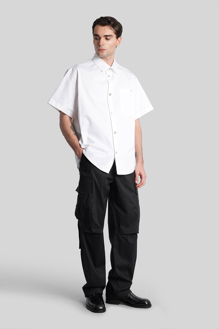 Karl Shirt White Cotton Abbigliamento
