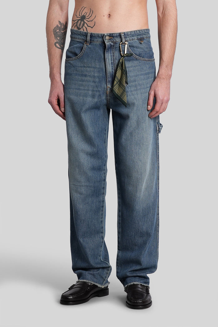 John Jeans Blue Polyester Abbigliamento