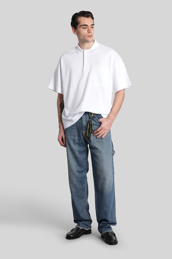 John Jeans Blue Polyester Abbigliamento