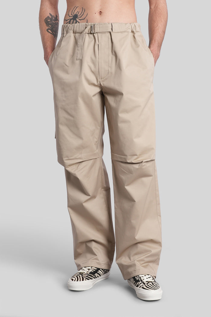 Jordan Pants Taupe Cotton Abbigliamento