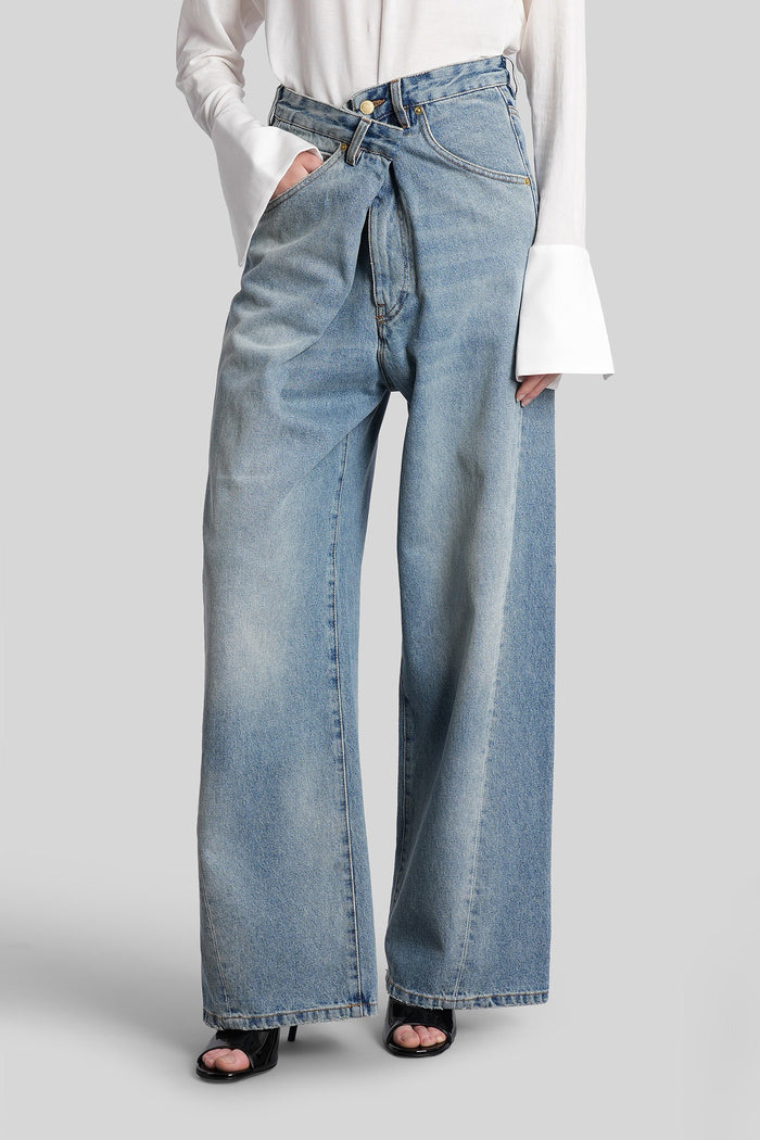 Ines Jeans in blue denim Abbigliamento