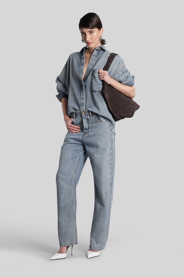 Gale Jeans in blue cotton Abbigliamento