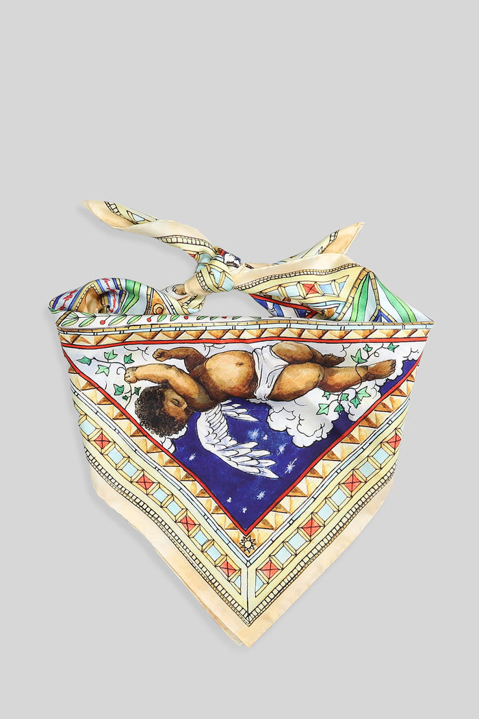 Foulard in multicolor silk Accessori