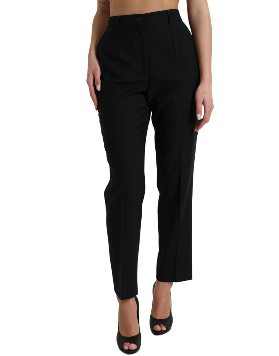 Dolce & Gabbana 89% Wool trousers in black
