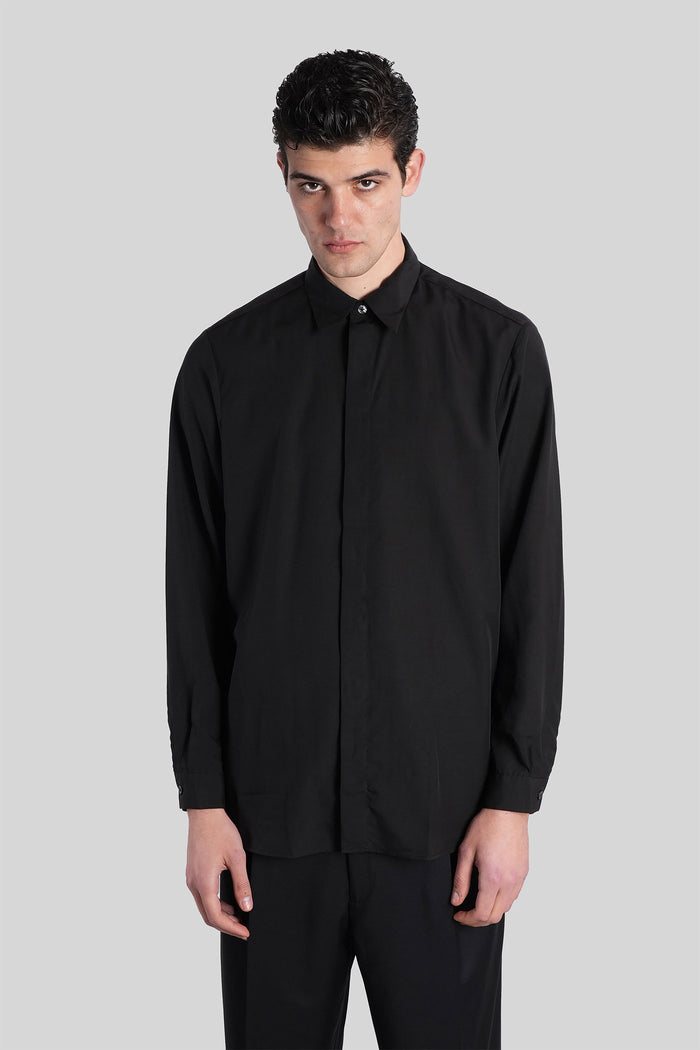 Shirt in black Tencel Abbigliamento