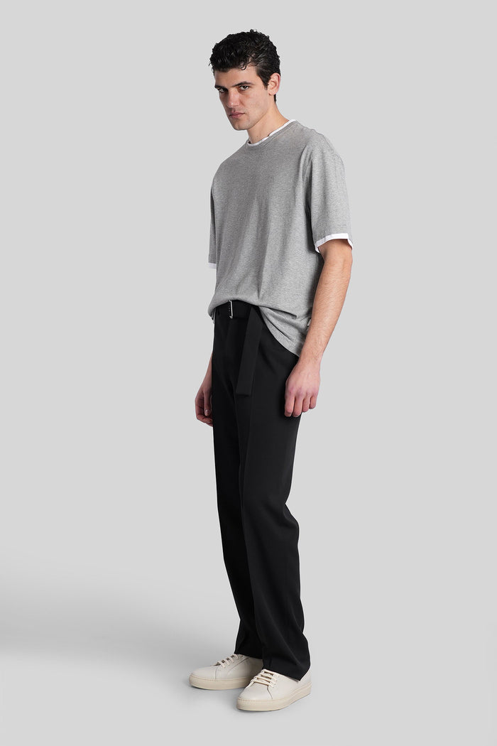 T-Shirt in grey cotton Abbigliamento