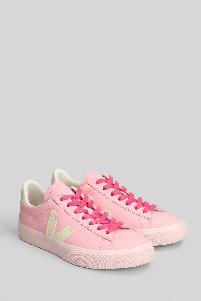 Campo Sneakers in rose-pink leather Scarpe