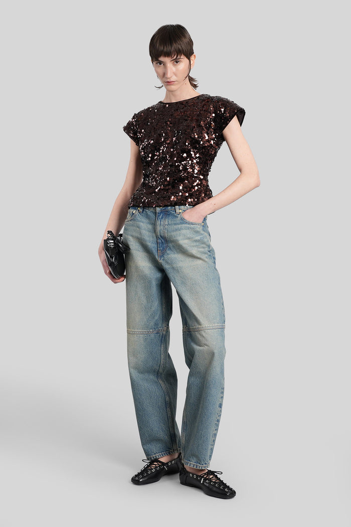 Topwear Brown Polyester Abbigliamento