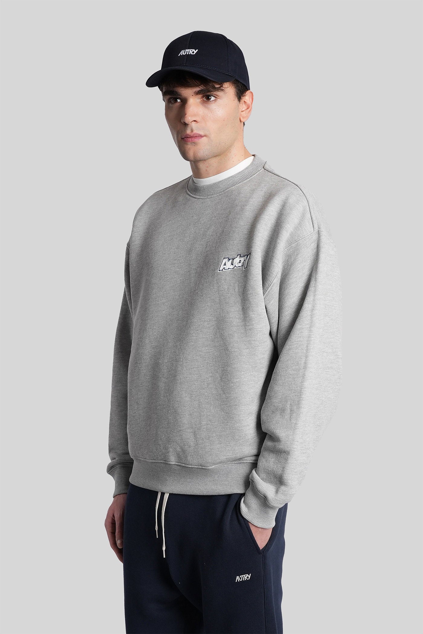 Sweatshirt in grey cotton Abbigliamento